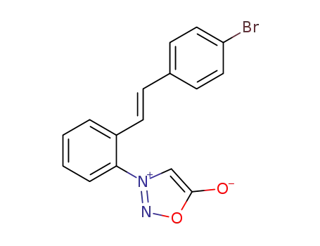 Molecular Structure of 1334748-49-0 (trans-3-[2-[2-(4-bromophenyl)ethenyl]phenyl]sydnone)