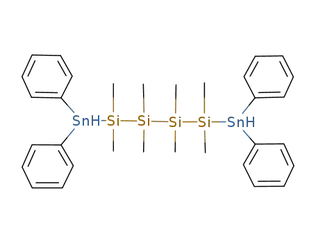 H(C<sub>6</sub>H<sub>5</sub>)2Sn(Si(CH<sub>3</sub>)2)4Sn(C<sub>6</sub>H<sub>5</sub>)2H