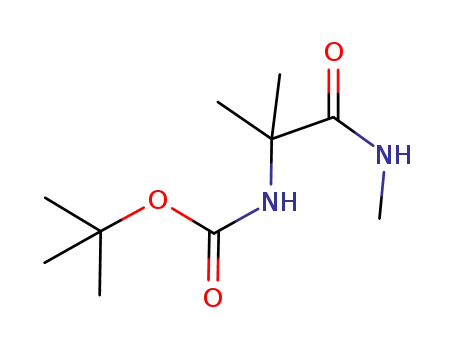 tert-butyl (2-methyl-1-(methylamino)-1-oxopropan-2-yl)carbamate