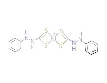Molecular Structure of 15713-04-9 (nickel, (phenylazanidylamino)methanedithioate)