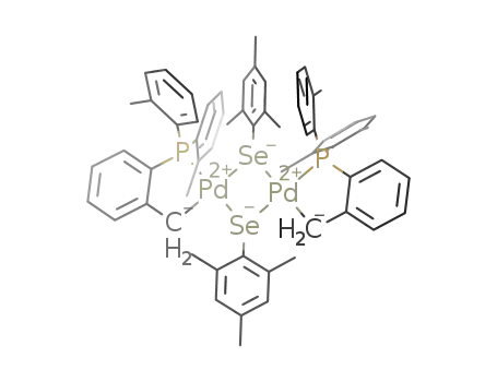 di-μ-mesitylselenolato[o-(di-o-tolylphosphino)benzyl]dipalladium(II)