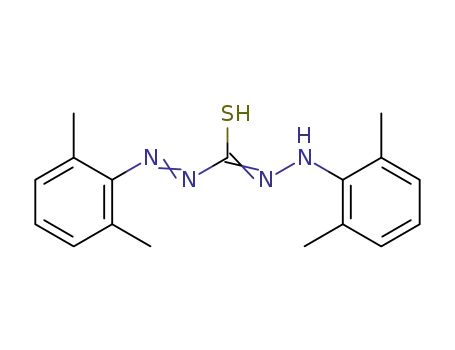 Molecular Structure of 97234-67-8 (Diazenecarbothioic acid, (2,6-dimethylphenyl)-,
2-(2,6-dimethylphenyl)hydrazide)