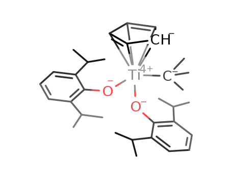 (C<sub>5</sub>H<sub>5</sub>)Ti(C(CH<sub>3</sub>)3)(OC<sub>6</sub>H<sub>3</sub>(CH(CH<sub>3</sub>)2)2)2