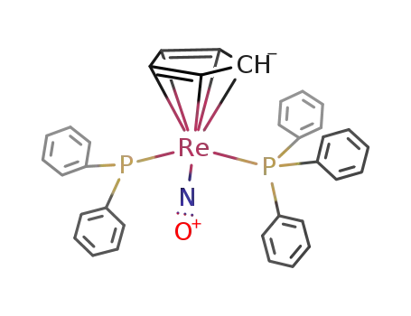 (C<sub>5</sub>H<sub>5</sub>)Re(P(C<sub>6</sub>H<sub>5</sub>)2)(P(C<sub>6</sub>H<sub>5</sub>)3)(NO)