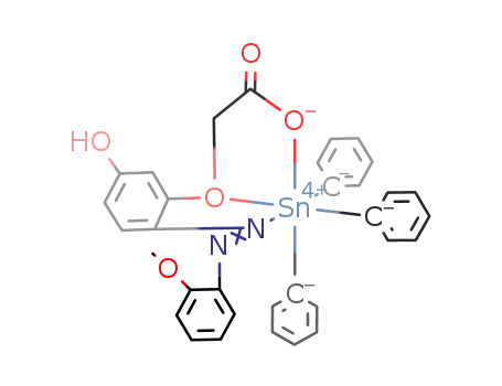 Tin, [[5-hydroxy-2-[(2-methoxyphenyl)azo]phenoxy]acetato]triphenyl-
