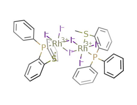 [Rh2(μ-I)2I4(CH3SC6H4P(C6H5)2)2]