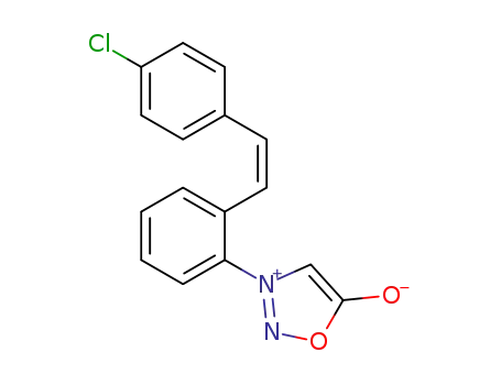 cis-3-[2-[2-(4-chlorophenyl)ethenyl]phenyl]sydnone
