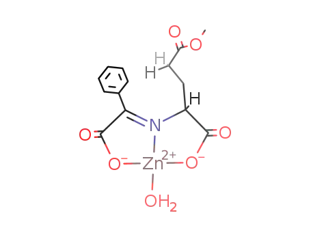 methyl N-(α-carboxybenzylidene)glutamatozinc(II) monohydrate