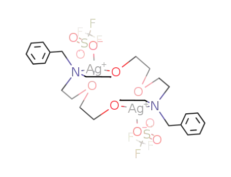 [Ag<sub>2</sub>(N,N']-dibenzyl-4,13-diaza-18-crown-6-ether)(CF<sub>3</sub>SO<sub>3</sub>)2]