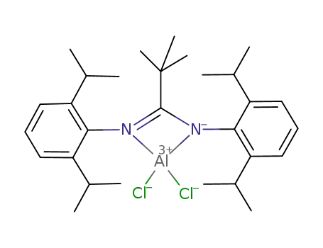 ((t)BuC(N-(2,6-diisopropylphenyl))2)AlCl<sub>2</sub>