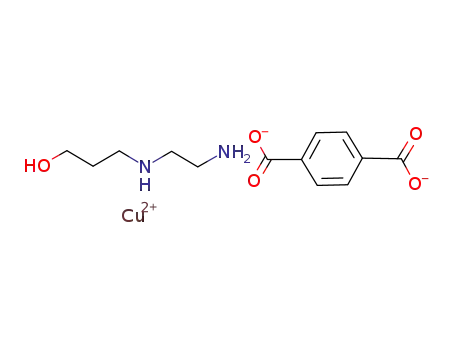 copper(II) N-(2-aminoethyl)-3-amino-1-propanol (μ-terephthalate)