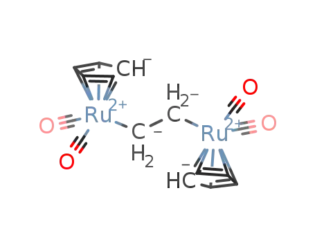 (C<sub>5</sub>H<sub>5</sub>)Ru(CO)2CH<sub>2</sub>CH<sub>2</sub>Ru(CO)2(C<sub>5</sub>H<sub>5</sub>)
