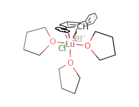 Molecular Structure of 1134139-10-8 ((1,3-diphenylcyclopentadienidelutetium dichloride) tris(tetrahydrofuranate))