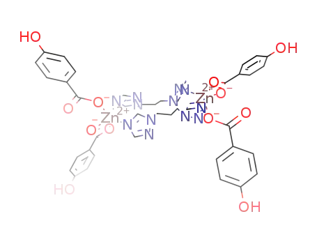 [Zn(4-hydroxybenzoate)2(1,3-bis(1,2,4-triazol-1-yl)propane)]2