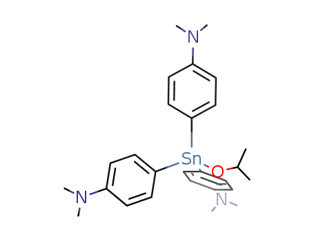 (p-Me<sub>2</sub>NC<sub>6</sub>H<sub>4</sub>)3Sn(OiPr)