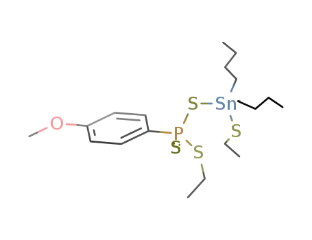 dibutyl(ethylthio)stannyl ethyl 4-methoxyphenylphosphonotrithioate