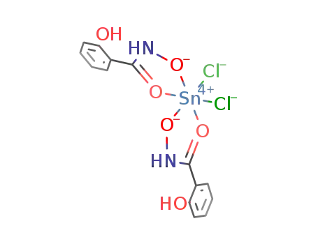 cis-dichloro bis(2-hydroxybenzohydroxamato)tin(IV)