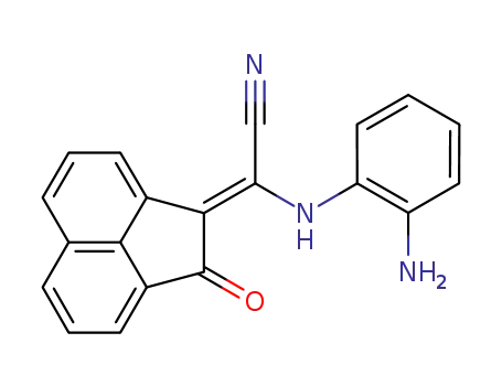 (Z)-2-(2-aminophenylamino)-2-(2-oxoacenaphthylen-1(2H)-ylidene)acetonitrile