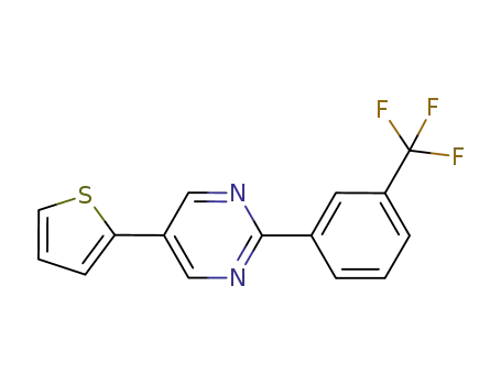 5-thiophen-2-yl-2-(3-trifluoromethyl-phenyl)pyrimidine