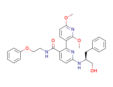 [2,3'-Bipyridine]-3-carboxaMide, 6-[[(1S)-1-(hydroxyMethyl)-2-phenylethyl]aMino]-2',6'-diMethoxy-N-(2-phenoxyethyl)-