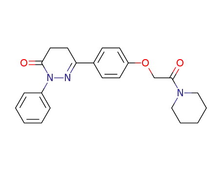 6-[4-(2-oxo-2-piperidin-1-yl-ethoxy)phenyl]-2-phenyl-4,5-dihydropyridazin-3(2H)-one