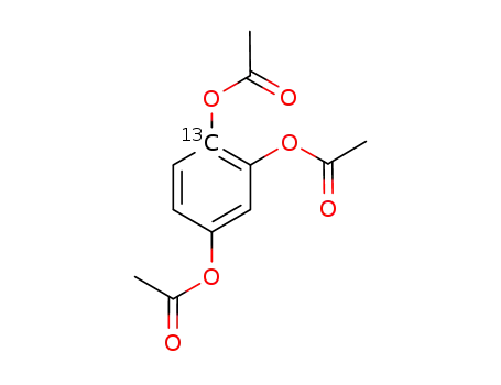 [1-(13C)]-1,2,4-triacetoxybenzene