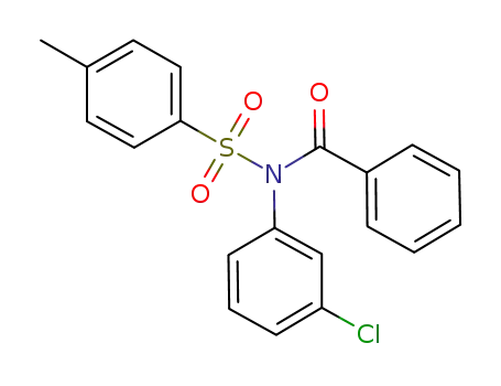 Molecular Structure of 1097201-77-8 (N-(3-chlorophenyl)-N-tosylbenzamide)