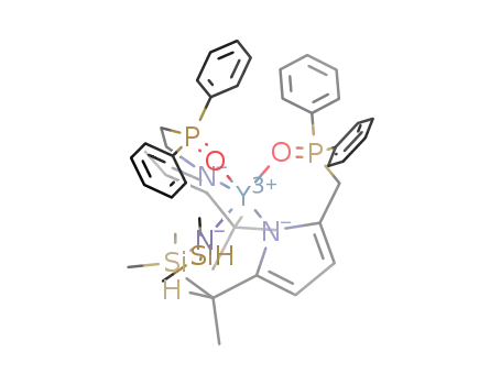 Y(NC<sub>4</sub>H<sub>2</sub>C(CH<sub>3</sub>)3CH<sub>2</sub>PO(C<sub>6</sub>H<sub>5</sub>)2)2(N(SiH(CH<sub>3</sub>)2)2)