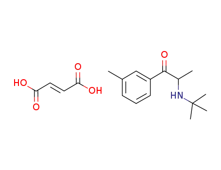 2-(N-tert-butylamino)-3'-methylpropiophenone fumarate