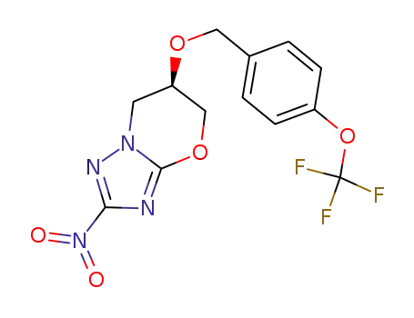 (6R)-2-nitro-6-{[4-(trifluoromethoxy)benzyl]oxy}-6,7-dihydro-5H-[1,2,4]triazolo[5,1-b][1,3]oxazine