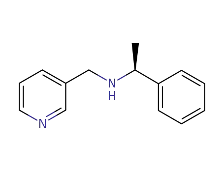 Molecular Structure of 199325-90-1 ((1-PHENYL-ETHYL)-PYRIDIN-3-YLMETHYL-AMINE)