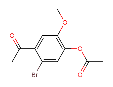 4-acetoxy-6-bromo-3-methoxyacetophenone