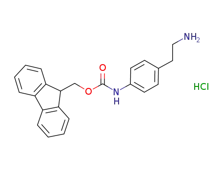 4-(2-aminoethyl)-N-(9-fluorenylmethoxycarbonyl)phenylamine hydrochloride