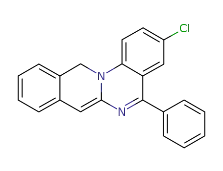 3-chloro-5-phenyl-12H-isoquino[2,3-a]quinazoline