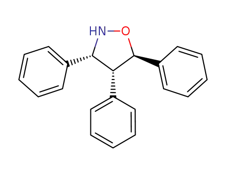 Molecular Structure of 861803-51-2 (Isoxazolidine,  3,4,5-triphenyl-)