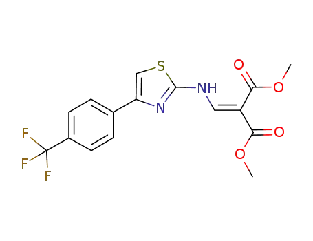 dimethyl 2-{[4-(4-trifluoromethylphenyl)thiazol-2-ylamino]methylene}malonate