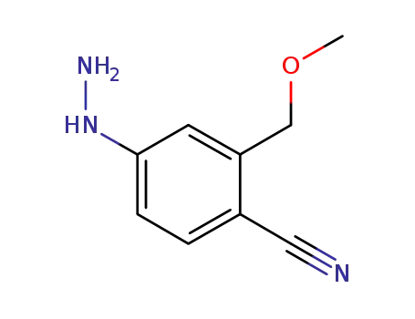 4-hydrazinyl-2-(methoxymethyl)benzonitrile