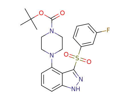 C<sub>22</sub>H<sub>25</sub>FN<sub>4</sub>O<sub>4</sub>S