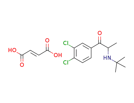 Molecular Structure of 1193779-36-0 (4-Chloro Bupropion FuMarate)