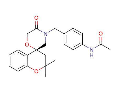 (S)-(-)-2,2-dimethyl-N-(4'-acetamidobenzyl)-4-spiromorpholone-chromane