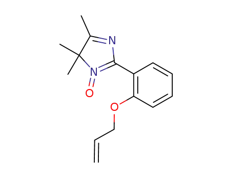 Molecular Structure of 1218942-58-5 (2-(2-alyloxyphenyl)-4,4,5-trimethyl-4H-imidazol-3-oxide)