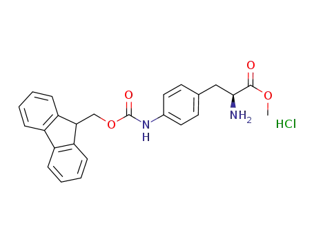 methyl (S)-2-amino-3-[4-(9-fluorenylmethoxycarbonylamino)phenyl]propionate hydrochloride