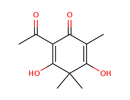 2,5-Cyclohexadien-1-one, 2-acetyl-3,5-dihydroxy-4,4,6-trimethyl-