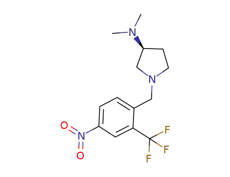 dimethyl-[(S)-1-(4-nitro-2-trifluoromethyl-benzyl)-pyrrolidin-3-yl]-amine
