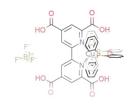 [Cu(bis(2-(diphenylphosphanyl)phenyl) ether)(4,4',6,6'-tetracarboxy-2,2'-bipyridine)][BF<sub>4</sub>]