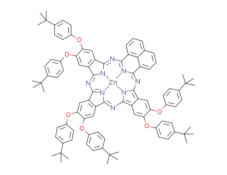 Molecular Structure of 1258219-91-8 (C<sub>96</sub>H<sub>90</sub>N<sub>8</sub>O<sub>6</sub>Zn)