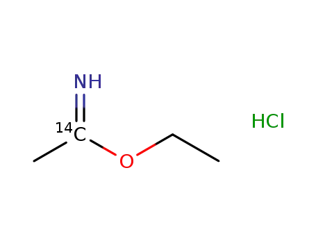 ethyl [<sup>(14)</sup>C-imino]acetimidate hydrochloride