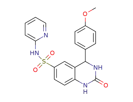 4-(4-methoxyphenyl)-2-oxo-N-(pyridin-2-yl)-1,2,3,4-tetrahydroquinazoline-6-sulfonamide
