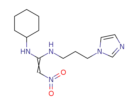 N-(3-(1H-imidazol-1-yl)propyl)-N'-cyclohexyl-2-nitroethene-1,1-diamine