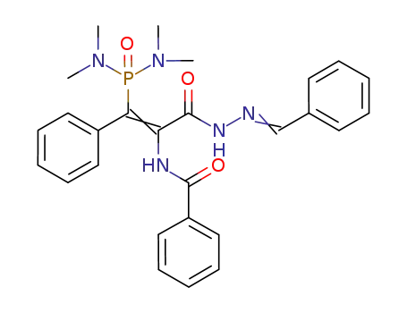 N-2-[bis(dimethylamino)phosphoryl]-1-[(2-(phenylmethyliden)hydrazino)carbonyl]-2-[(4-methoxyphenyl)ethenyl]benzamide